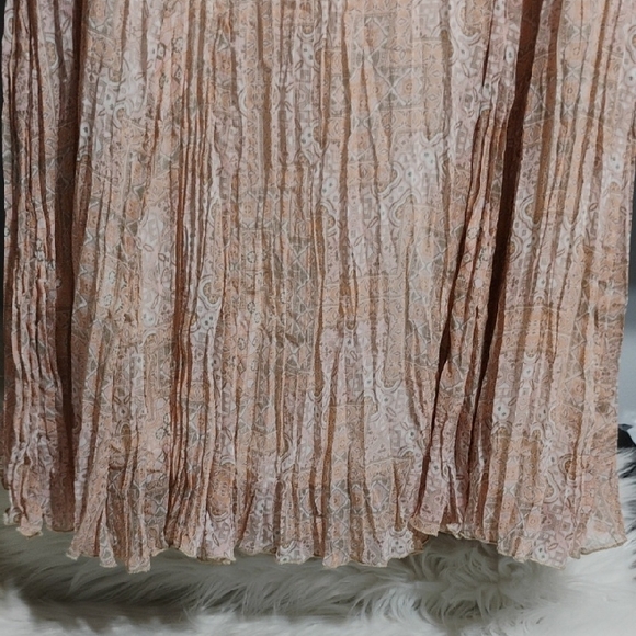 Ruby Rd. Light Peach Maxi Skirt Sz.12 Hardly Worn - Picture 5 of 10